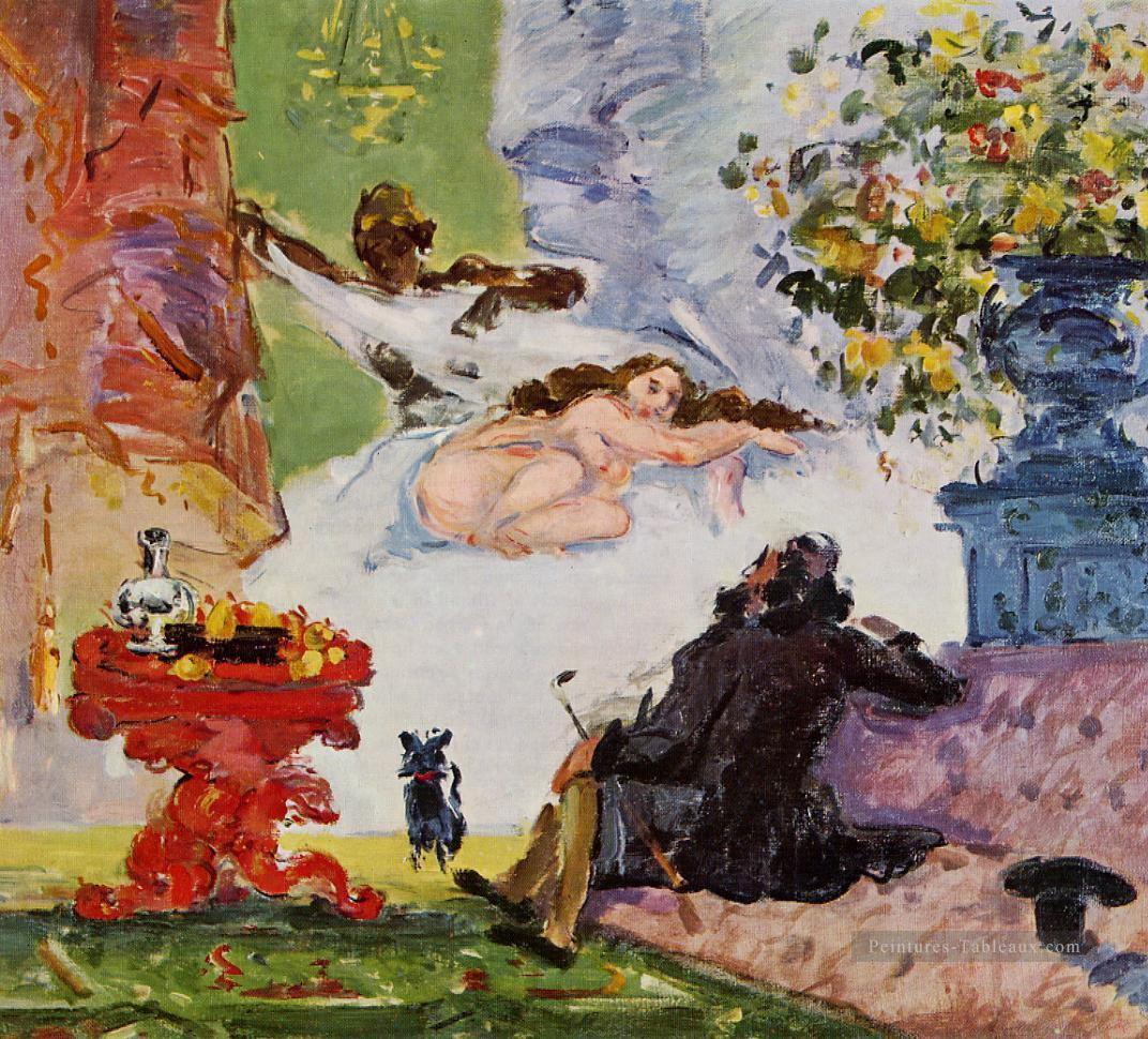 Une Olympie moderne Paul Cézanne Peintures à l'huile